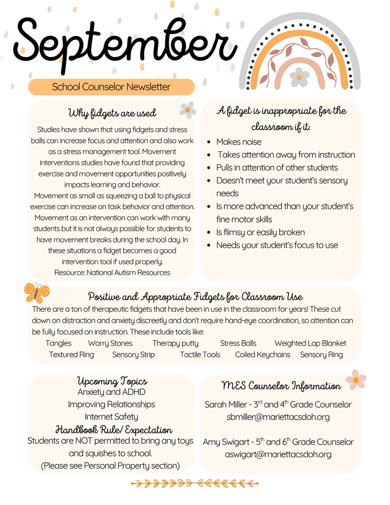 september counselor newsletter