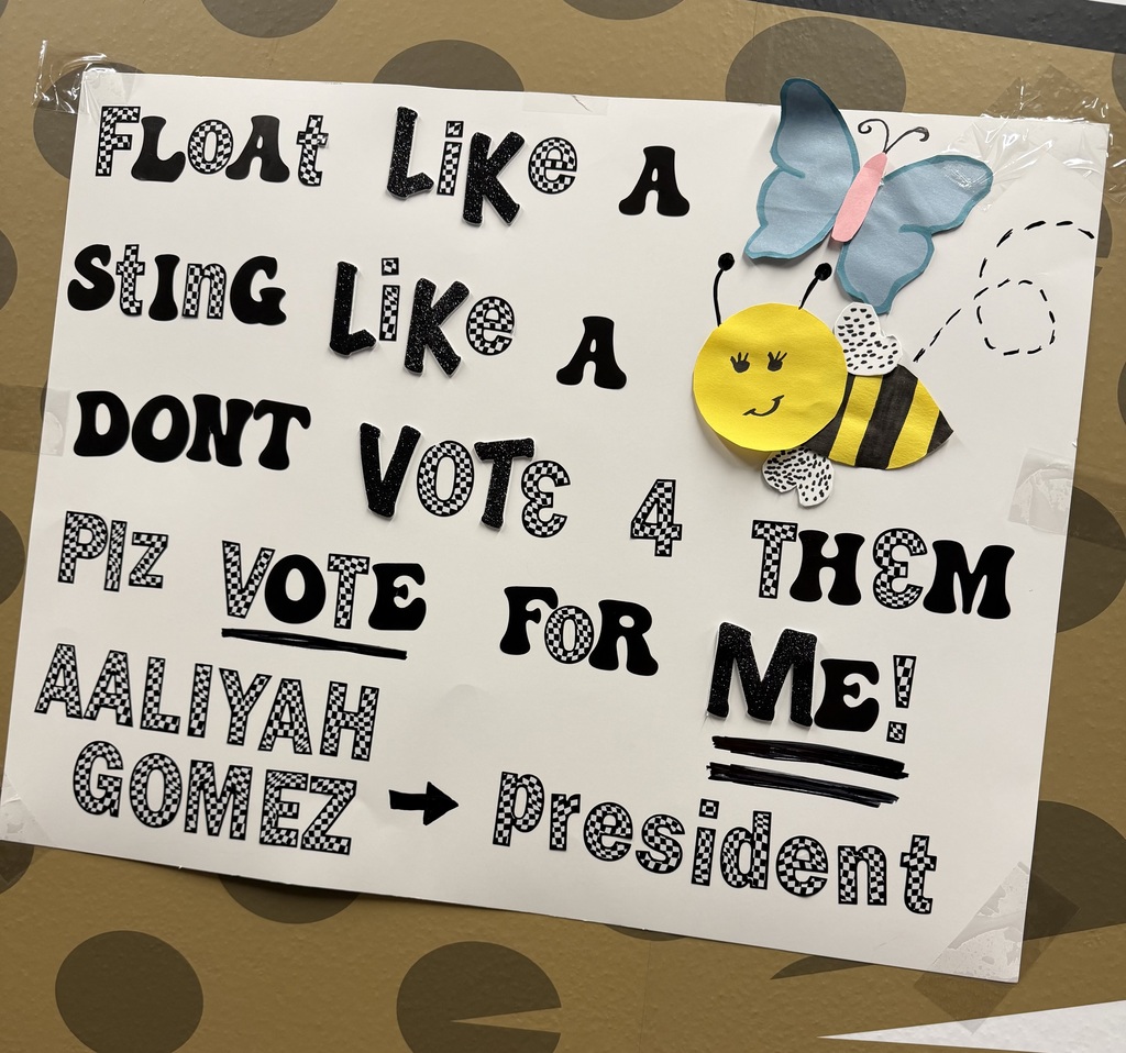 Voting is happening for student council this week. The pictures are of the Student Council candidate posters