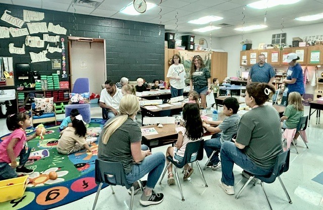 grandparents in classroom