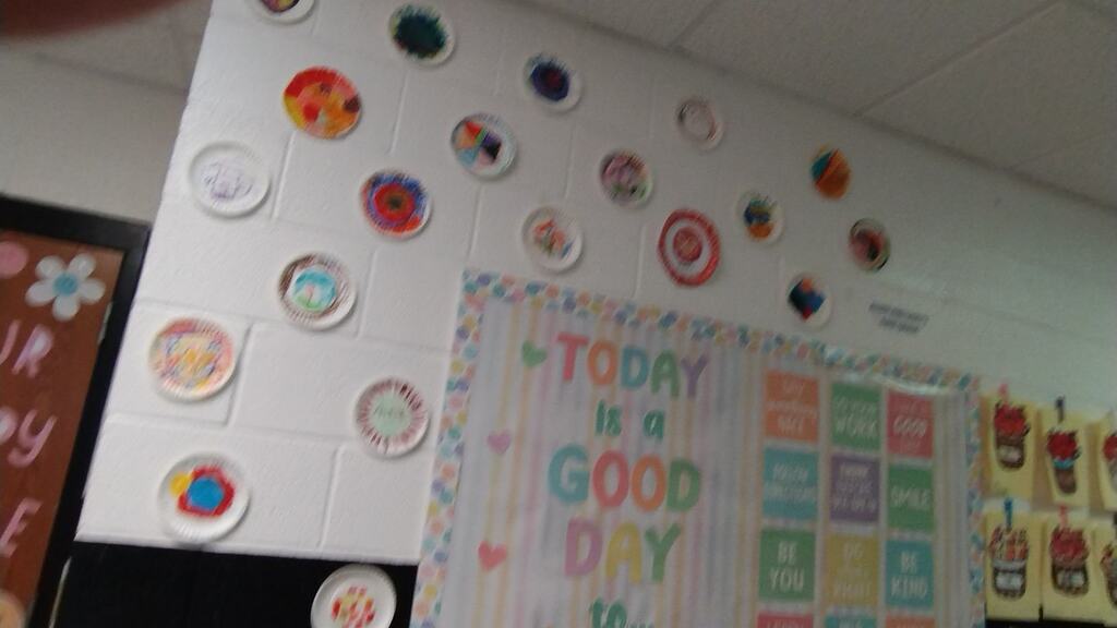 dots on wall