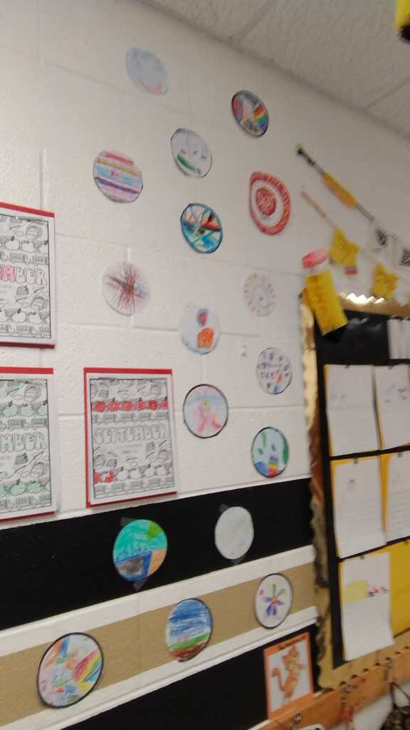 dots on wall