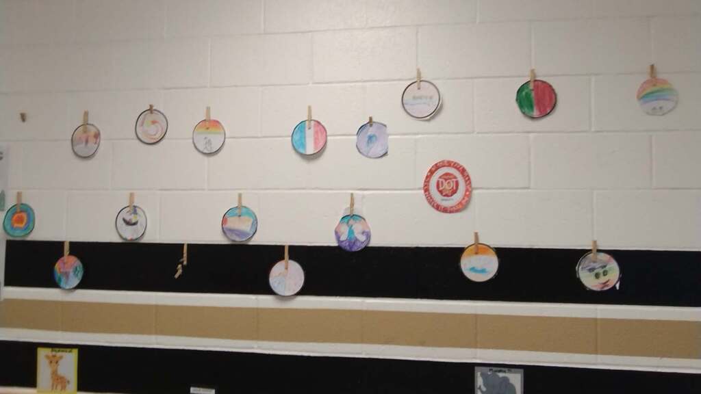 dots on wall