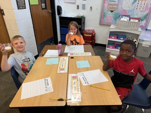 students in class
