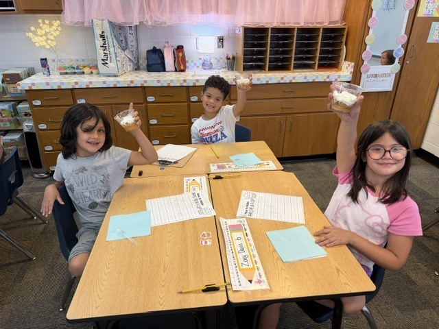 students in class