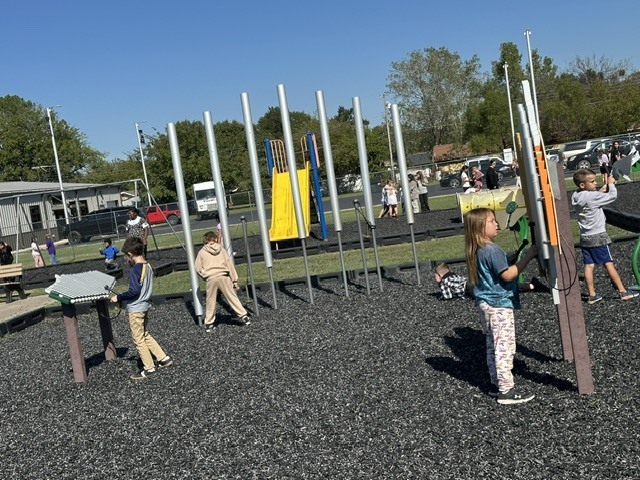 kids playing on playground