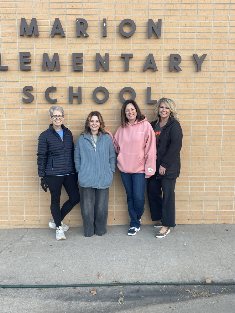 Thank you to Rachel, Jennifer, Kristen, and Angela for greeting MES students.