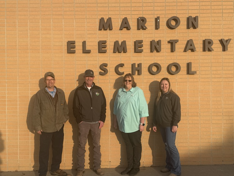 Ag Service employees greet MES students on Welcome Wednesday!