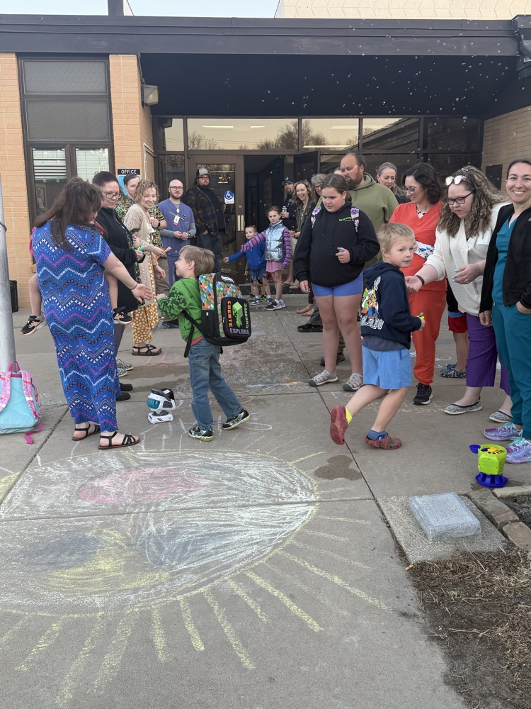 Greeting our students