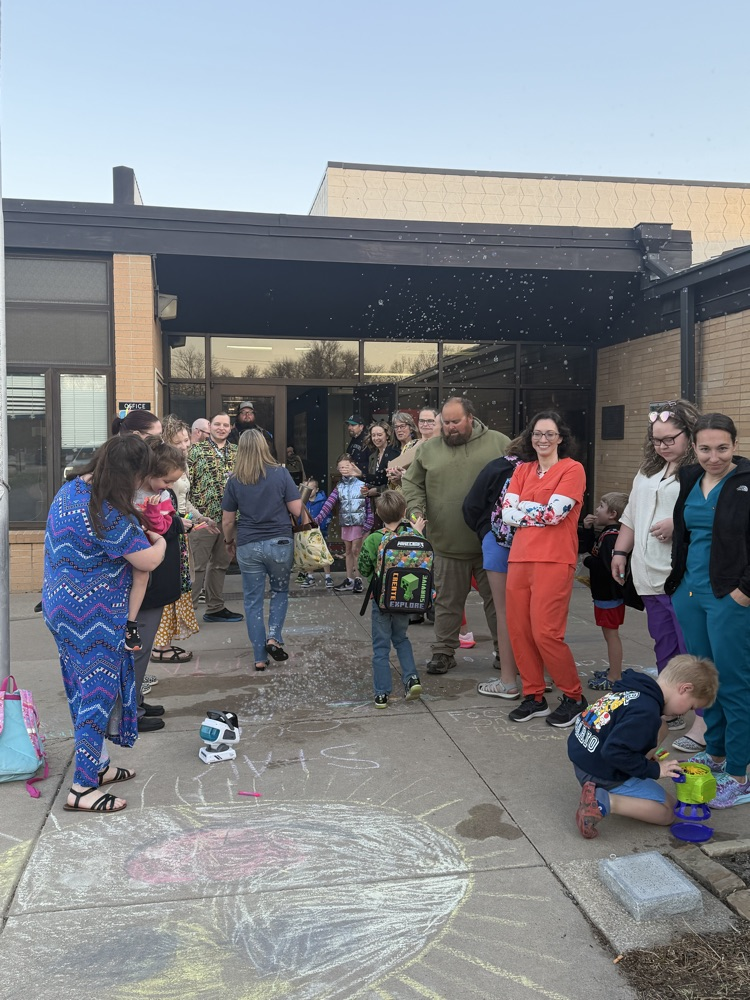 greeting our students 