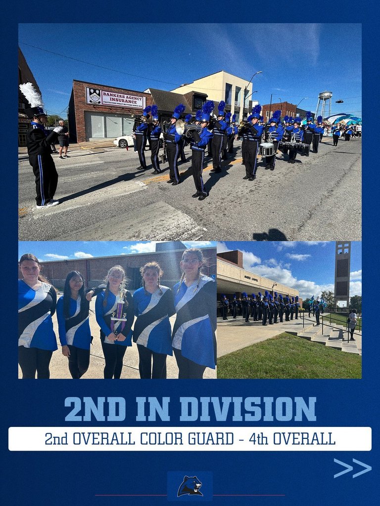 MCE marching band and color guard