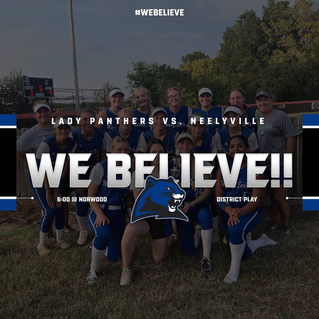 Lady Panther District Softball
