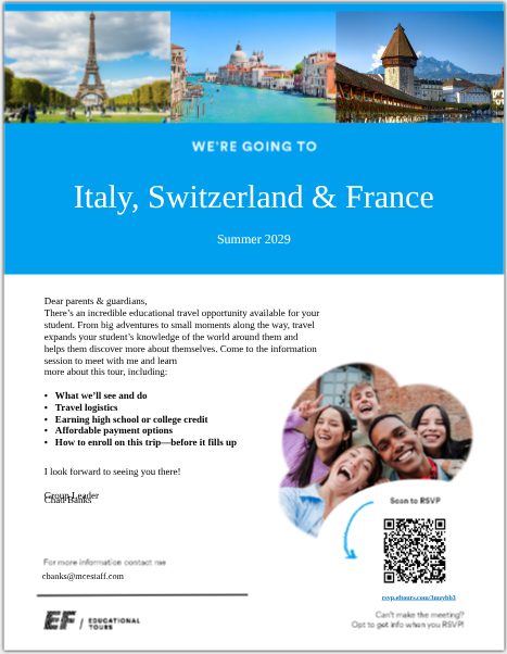 Europe 2029 Invitation