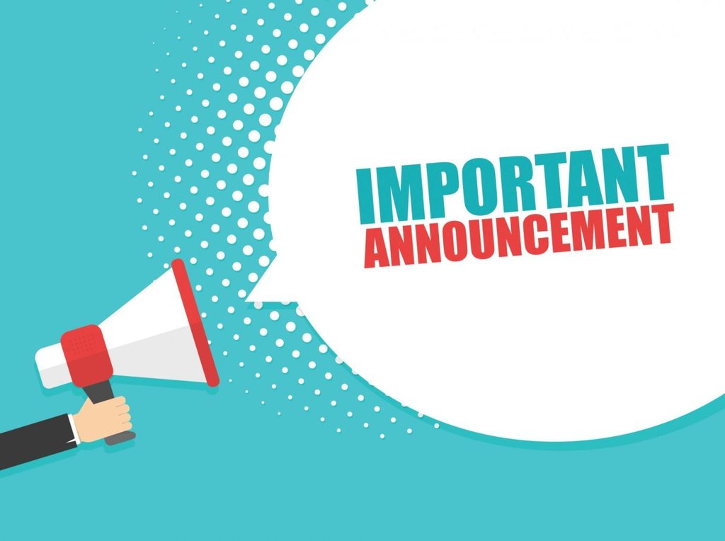 Annoucements