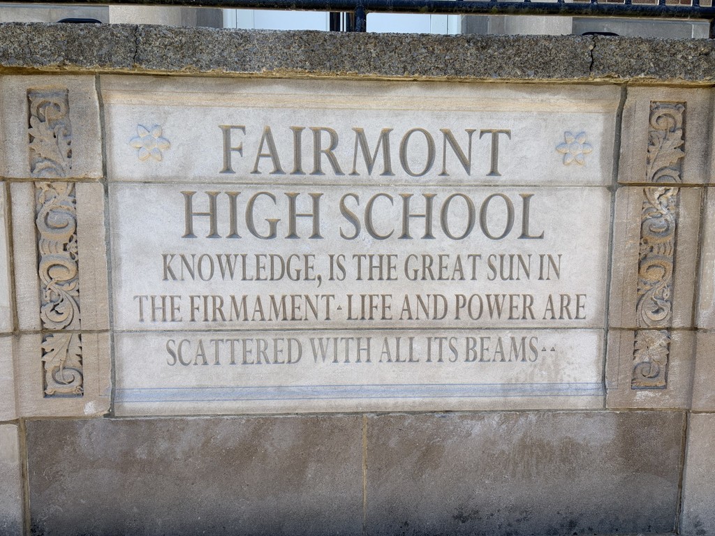 close up inscription