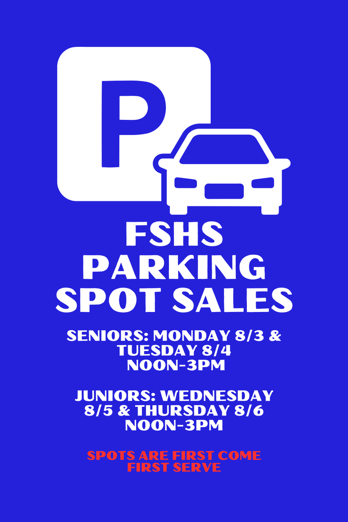 FSHS Parking Ad