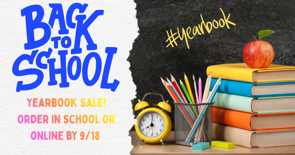yearbook sale flyer
