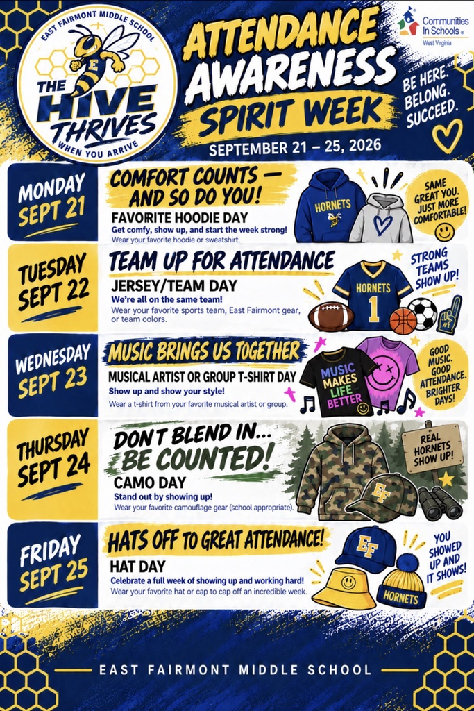 spirit week flyer