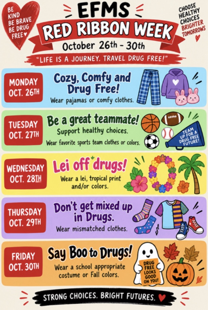 red ribbon week flyer