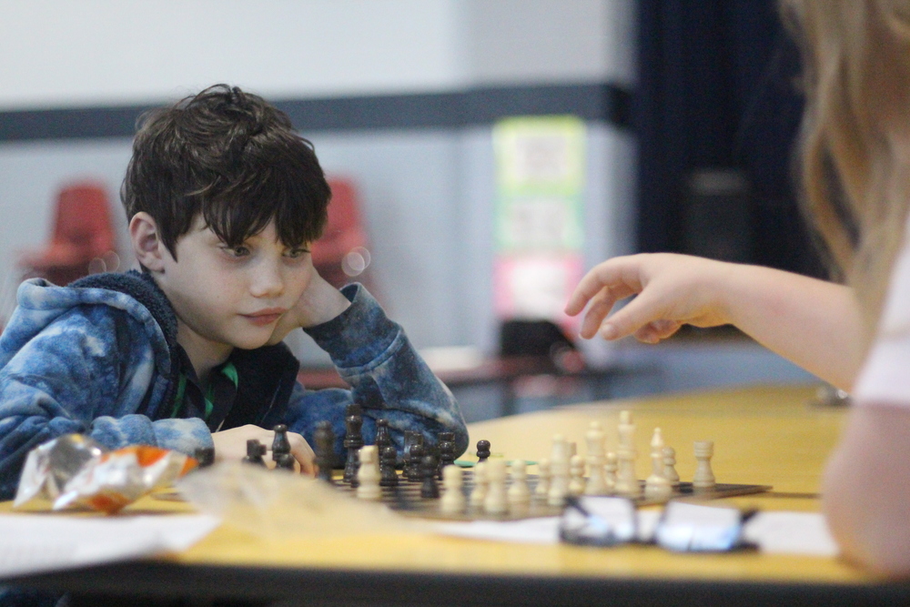 students playing chess