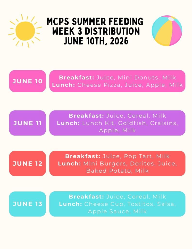 Week 3 menu