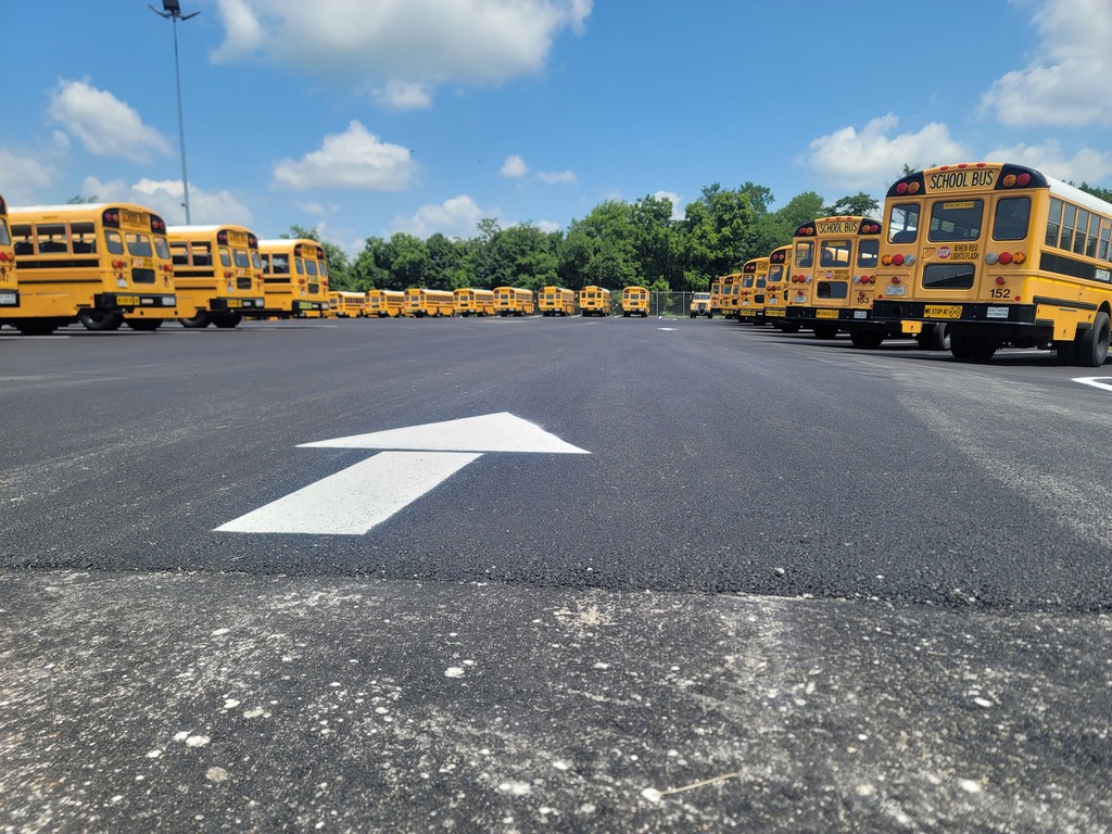 bus garage parking lot