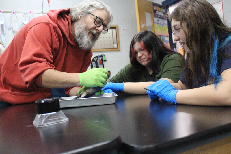 students and teacher