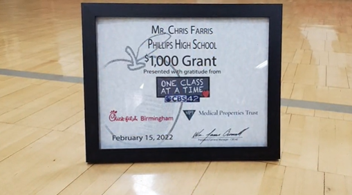 Phillips High School Theater Teacher Wins &lsquo;One Class at a Time 