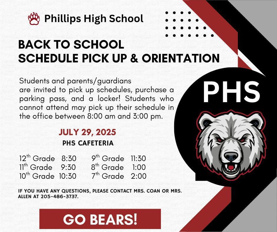 Schedule Pick Up and Orientation 