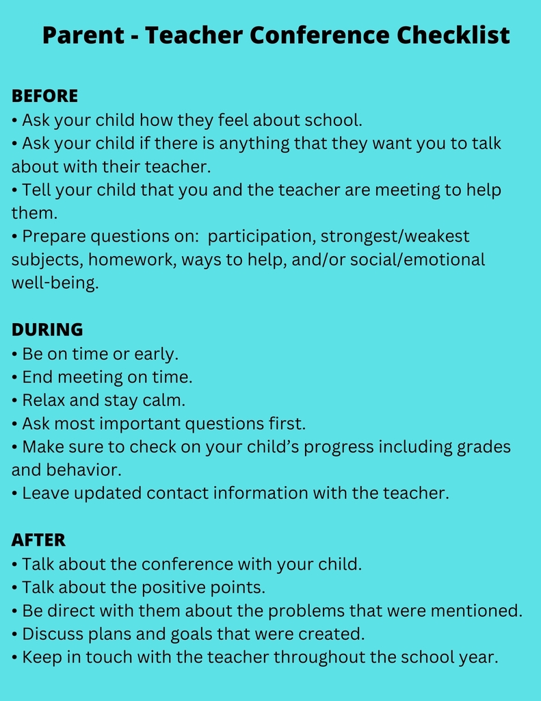 Conference Checklist