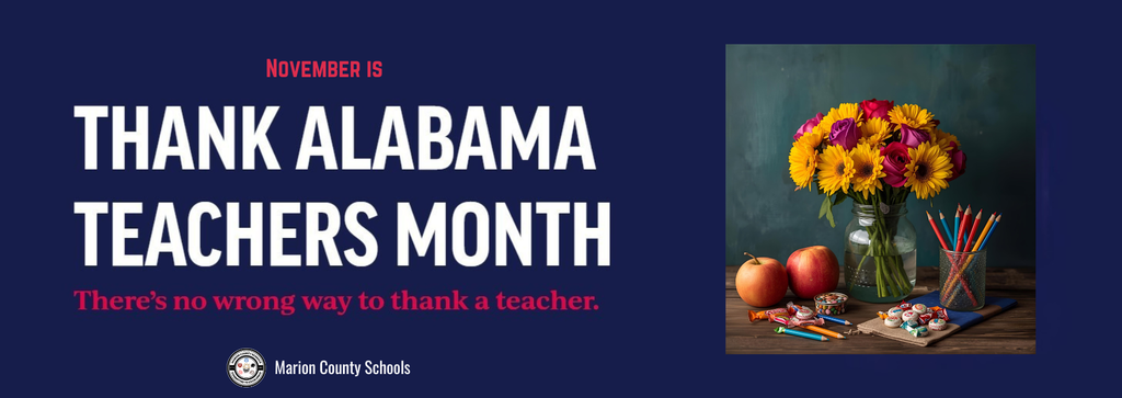 Thank Alabama Teachers Month