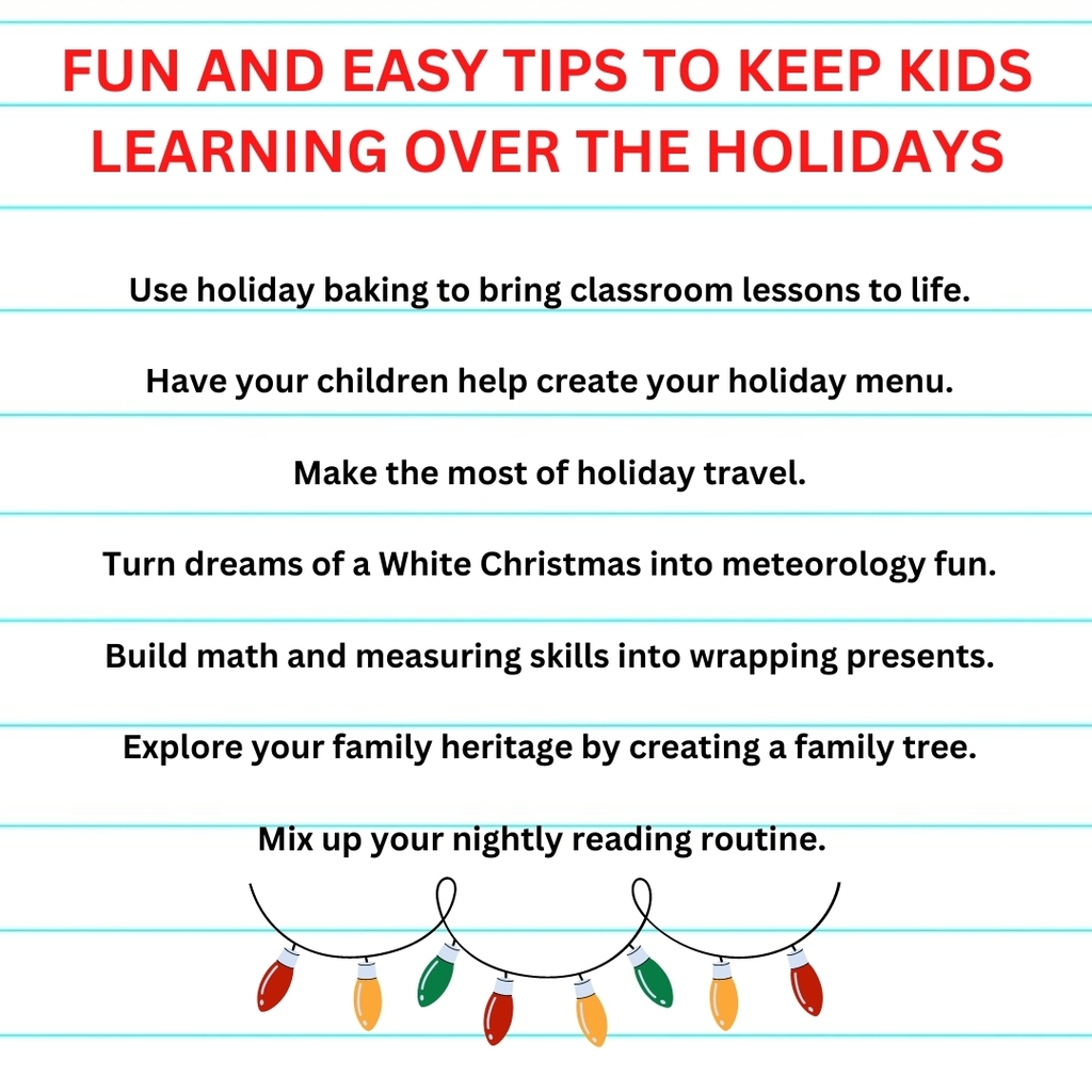 Tips for Holiday Learning