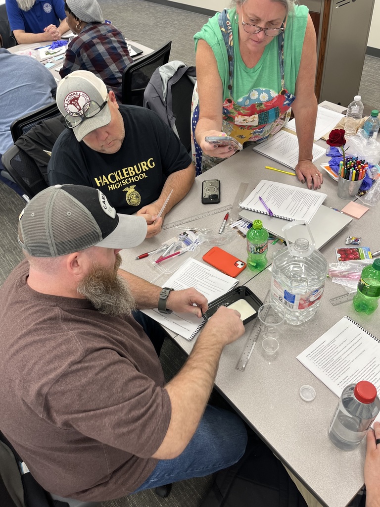 Marion County Ag Teachers engage in hands-on lessons.