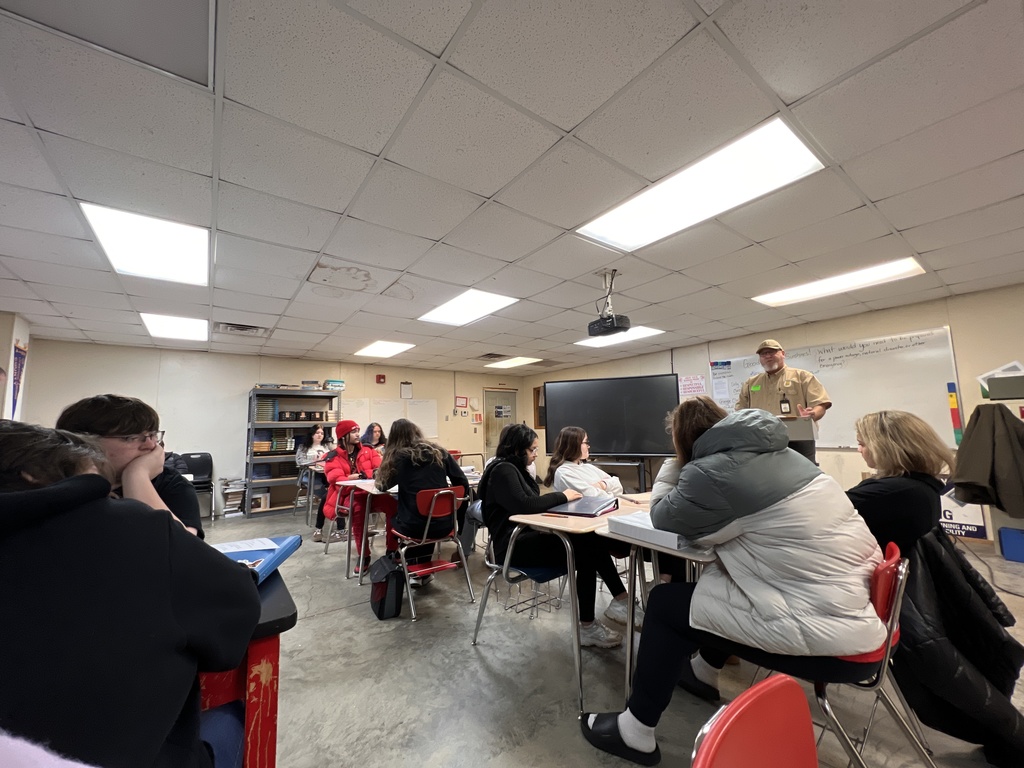 Ag Class enjoying guest speaker Kevin Rye