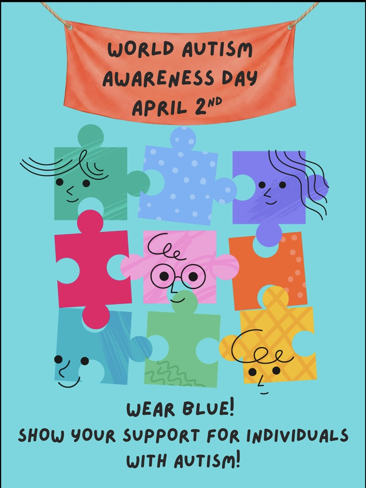autism wear blue