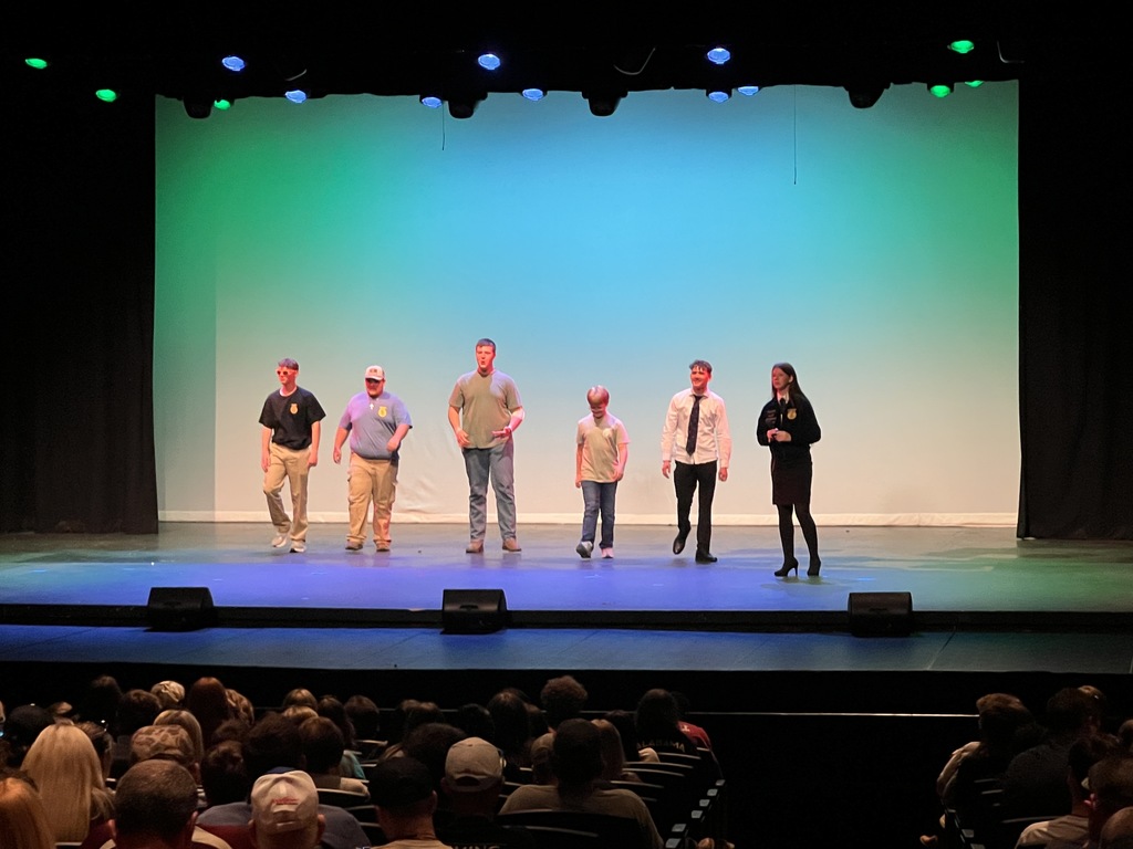 Caleb on stage for dance contest