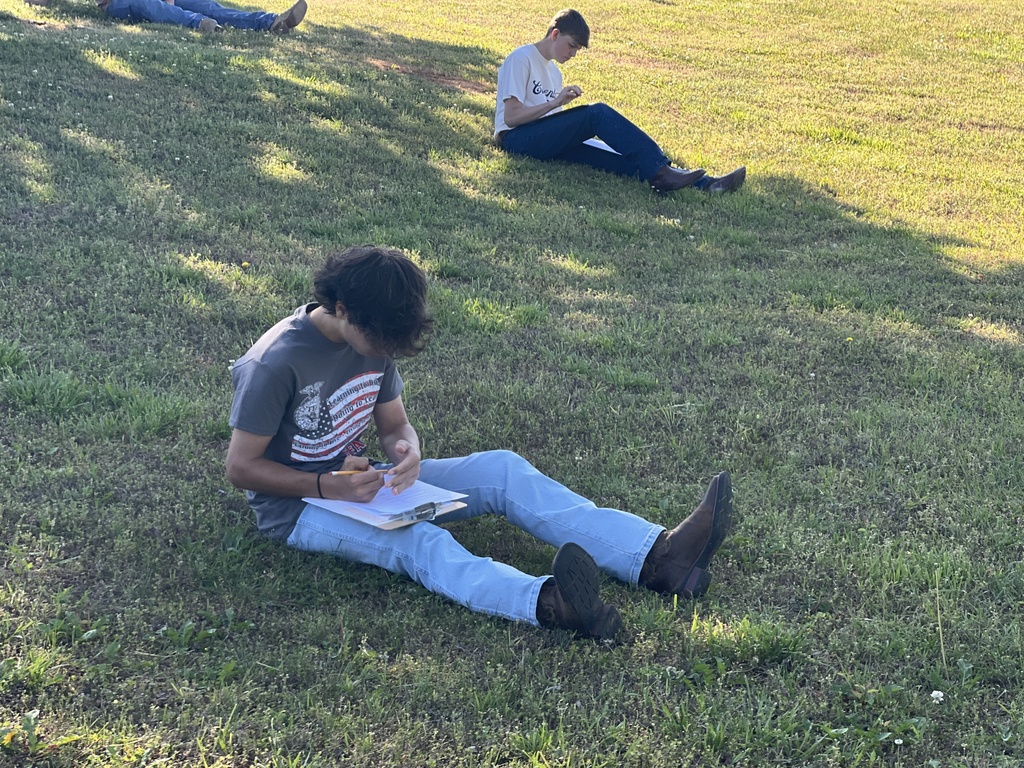 Griffin Pyron taking Poultry Test
