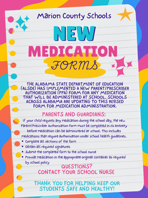 New Medication Forms