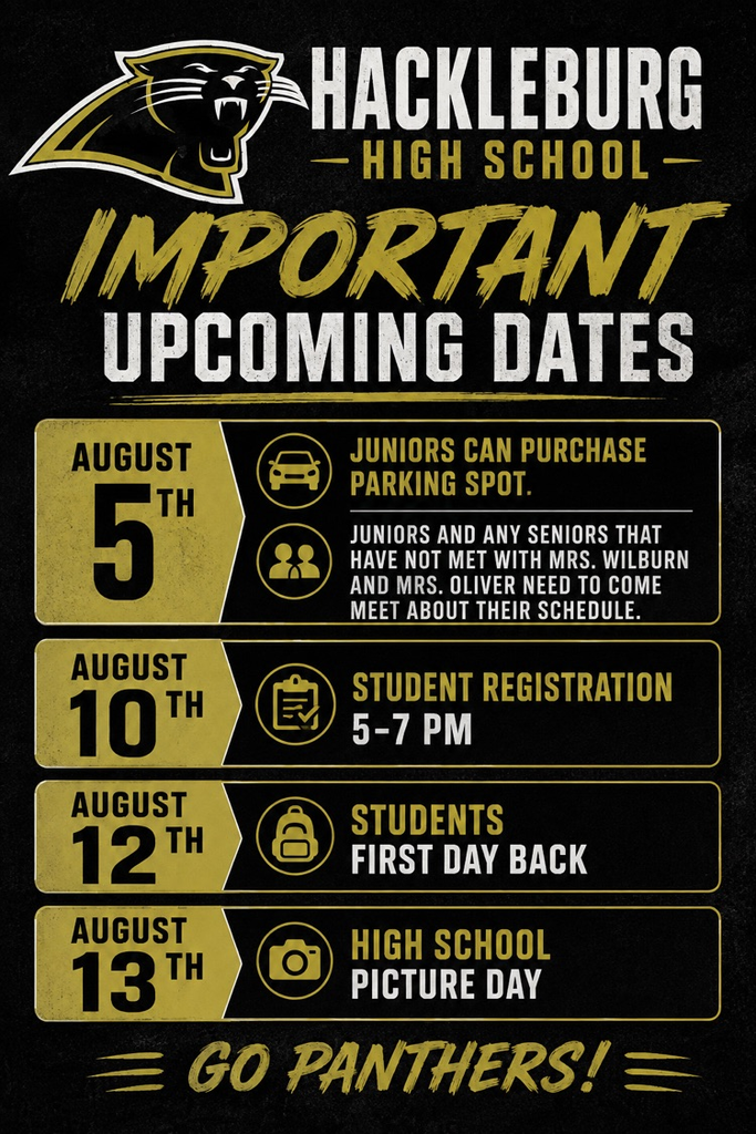 important dates