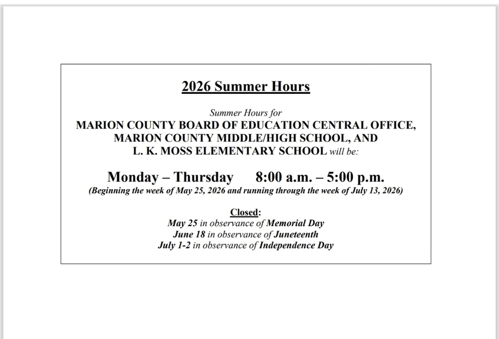 Summer Hours