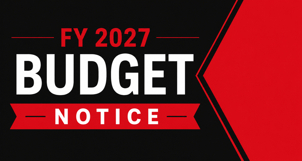 Budget notice