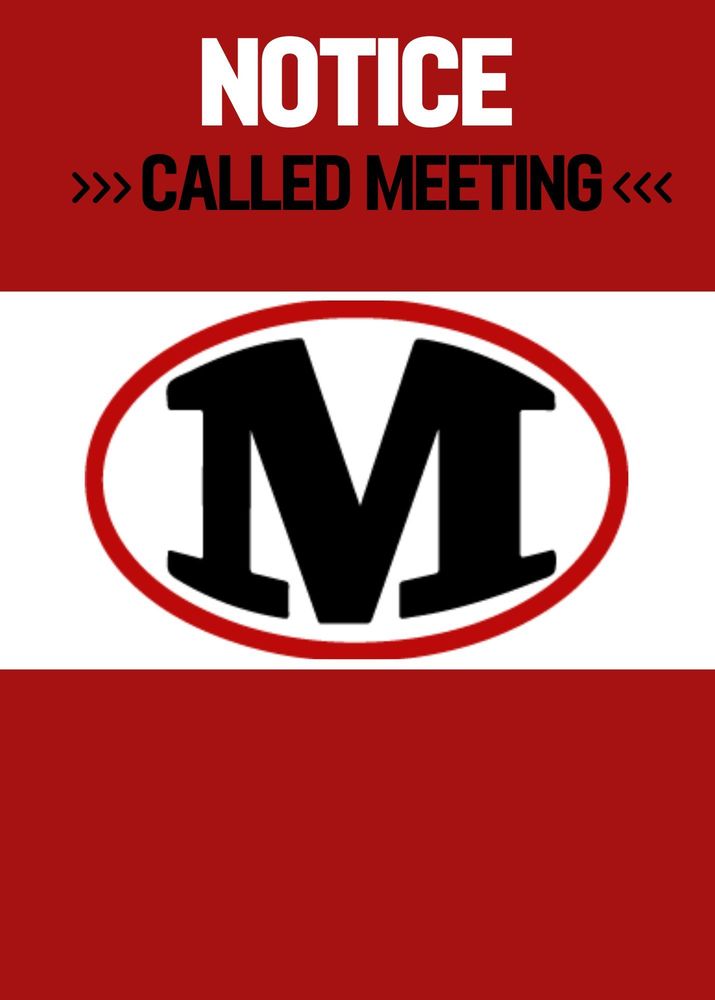 Called Meeting Notice