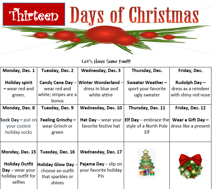 Thirteen Days of Christmas