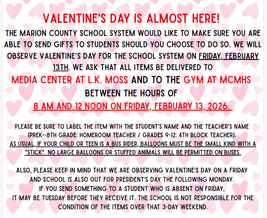 Valentines Day Announcement