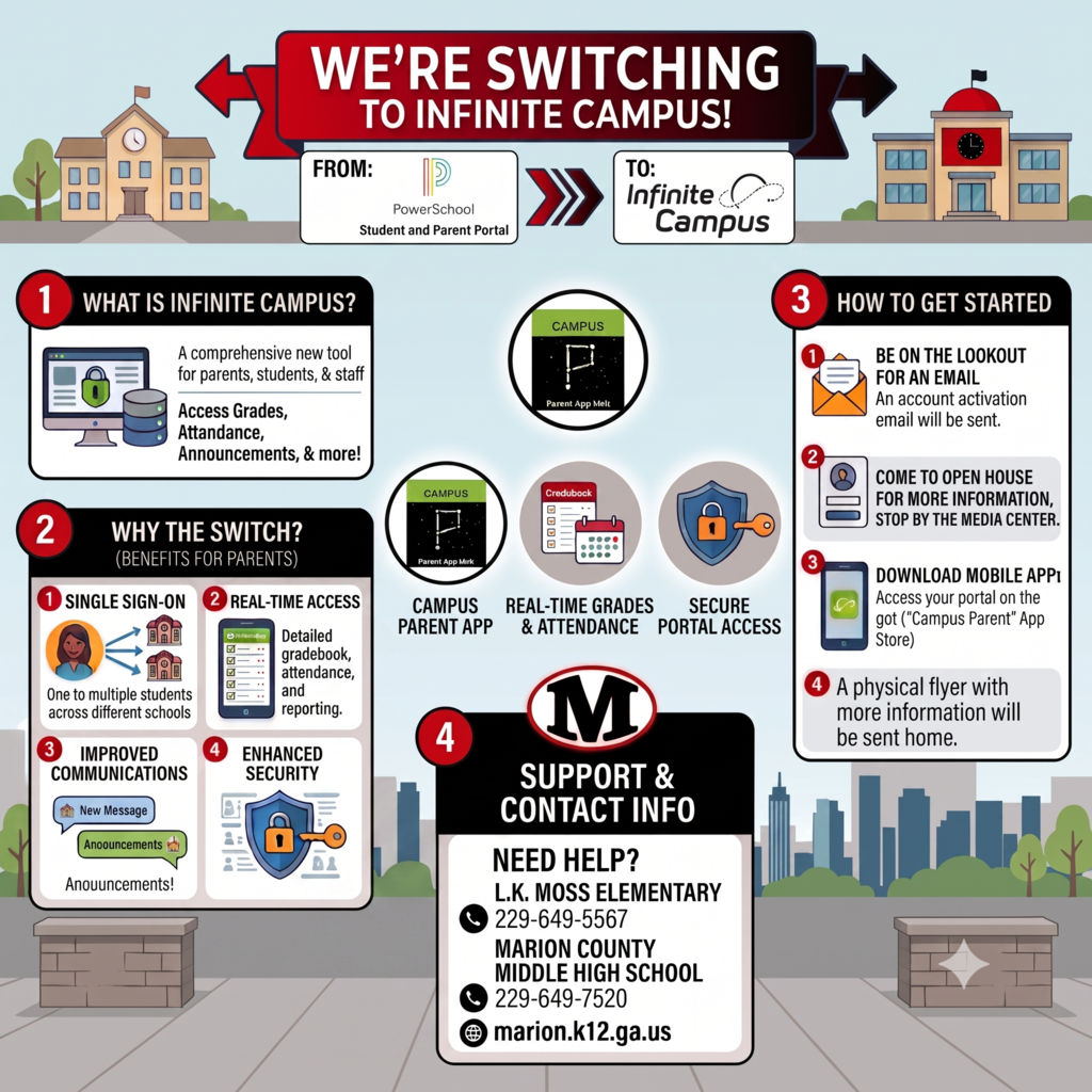 powerschool to Infinite Campus flyer 