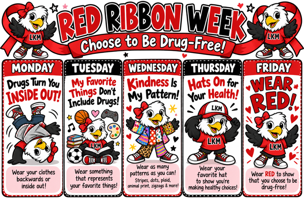 Red Ribbon Week Dress Up days