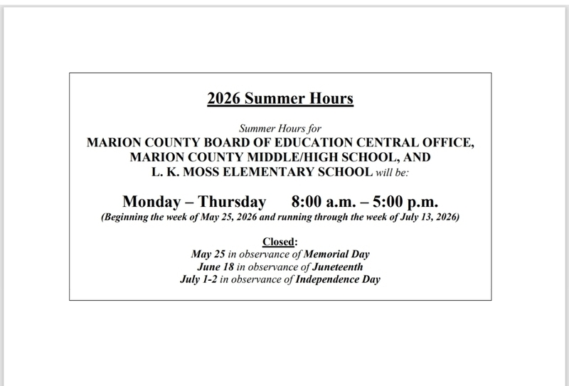 Summer Hours