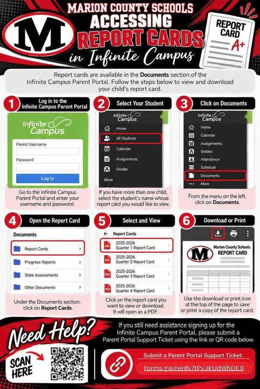 How to access report cards in infinite campus