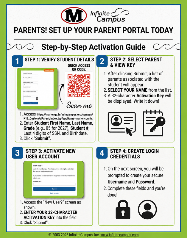 how to create a parent portal account