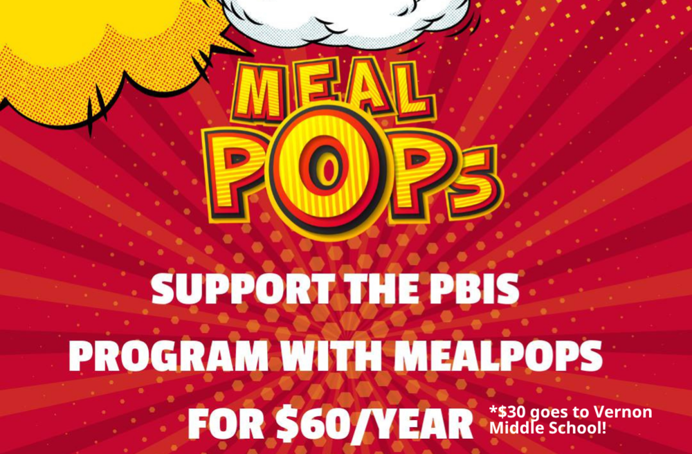 Meal POPs Support the PBIS Program for $60 per year at mealpops.com