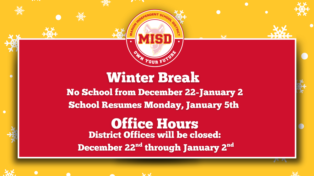 Winter Break Hours